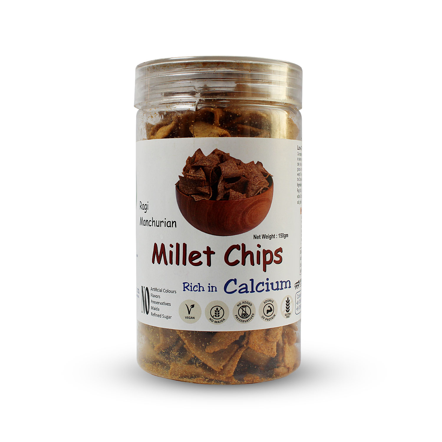 MILLET RAGI MANCHURIAN CHIPS(GLUTEN FREE)