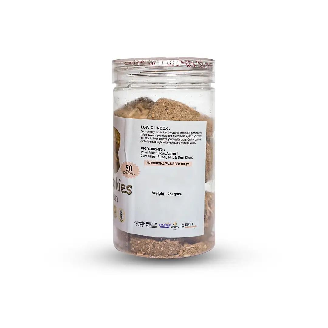 Millet Pearl Almonds Cookies - Image 4