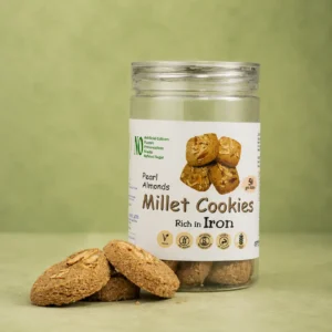 Millet Pearl Almonds Cookies